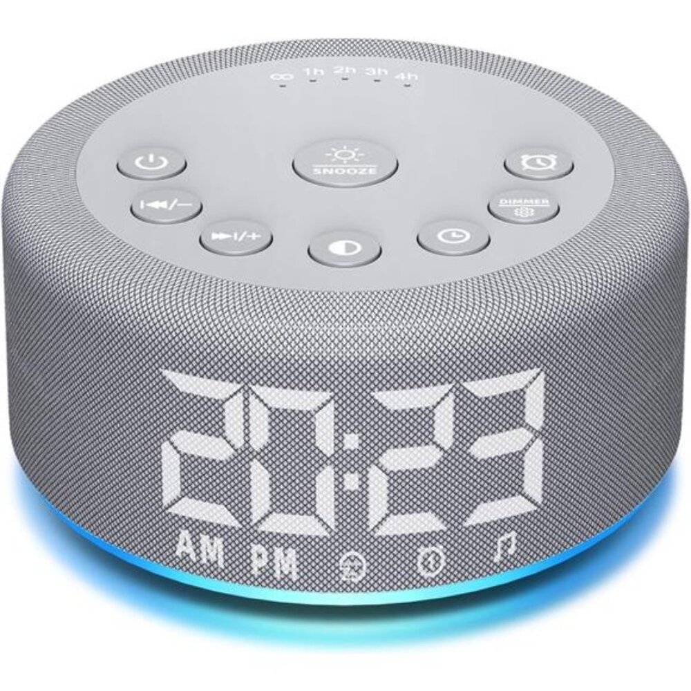 Sound Machine Alarm Clock Night Light White Noise Machine with 27